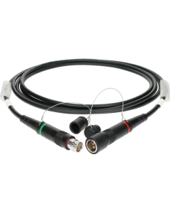 robust SMPTE camera connection cable with LEMO FUW and PUW connectors