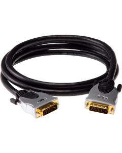 lightweight DVI-I monitor cable with gold-plated contacts