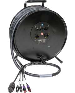 CAT5e & DMX & power 3G2.5 hybrid cable drum