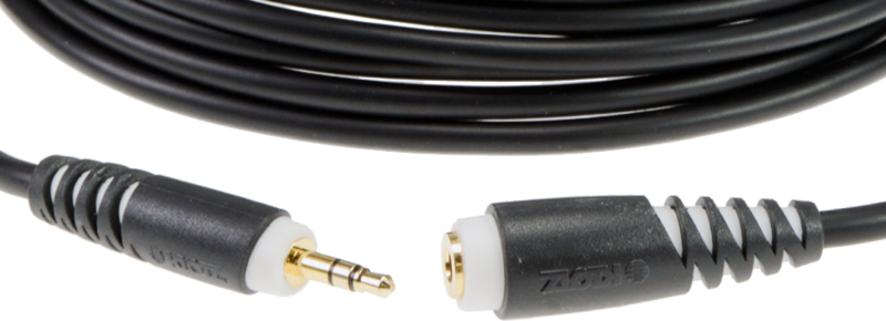 1m Klotz x2 Cable audio Klotz AY5-0100 minijack 18-jack14 mono 