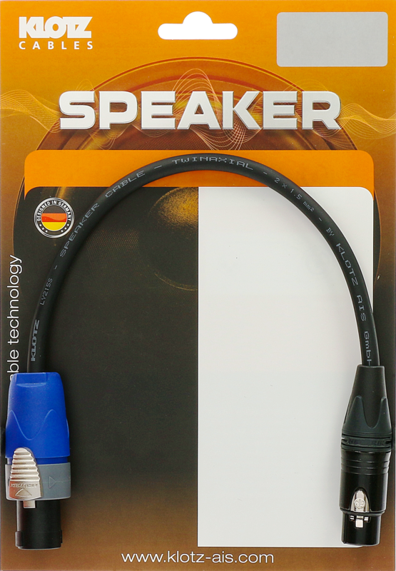SC-1 Speaker Adapter bk 0,3m, speakON - XLR female